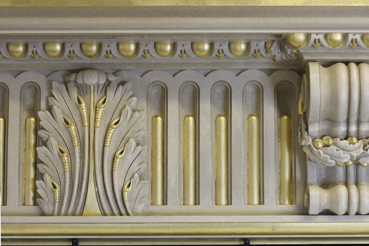 Gilded decorative finish